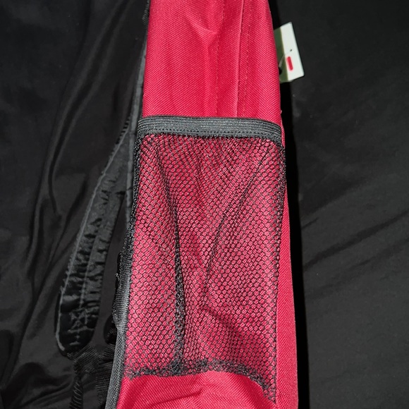 Track USA 17" Classic Red/Burgundy Backpack - TB205 - Picture 7 of 7